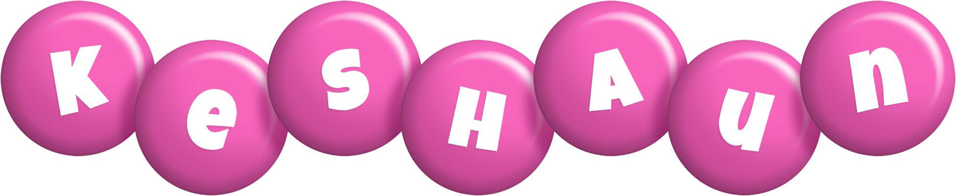 Keshaun candy-pink logo