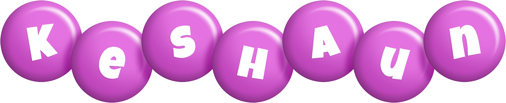 Keshaun candy-purple logo