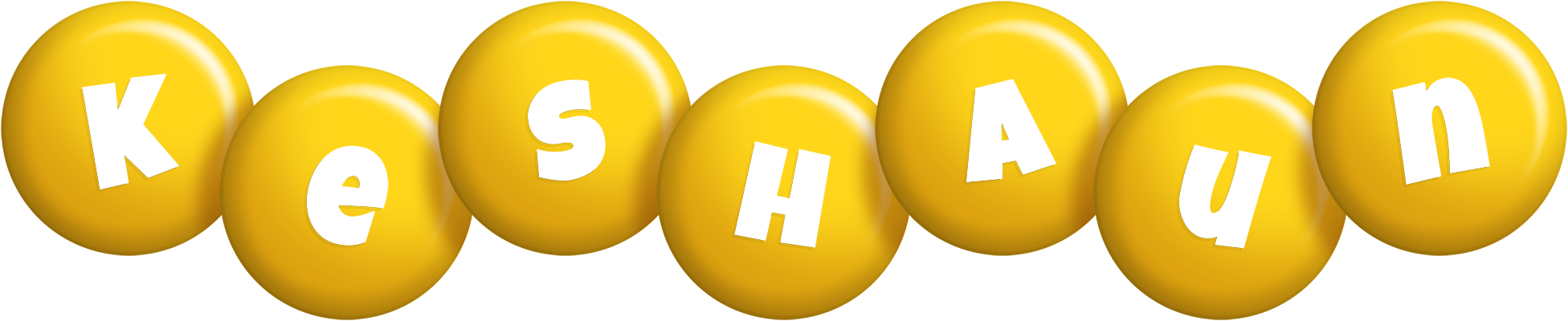 Keshaun candy-yellow logo