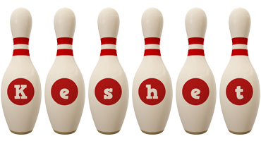 Keshet bowling-pin logo