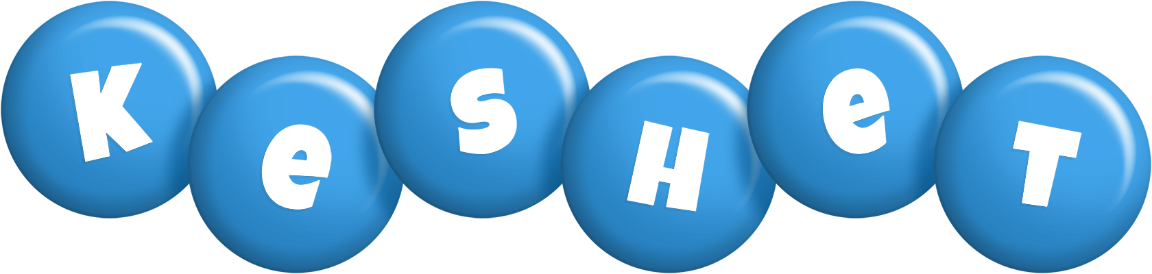 Keshet candy-blue logo