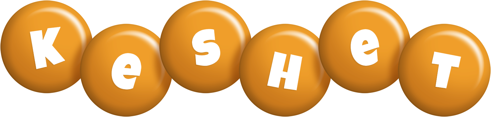 Keshet candy-orange logo