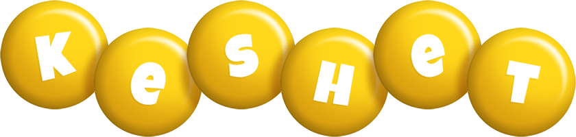 Keshet candy-yellow logo