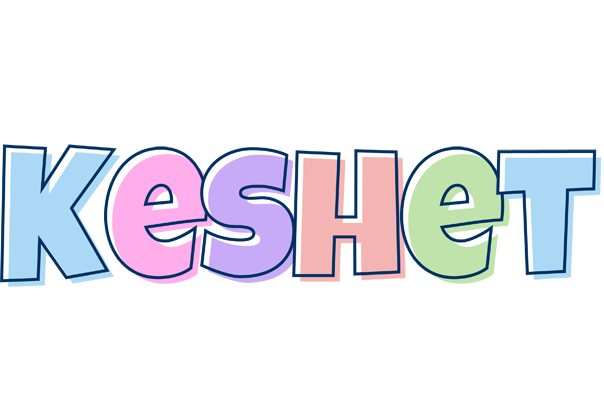 Keshet pastel logo