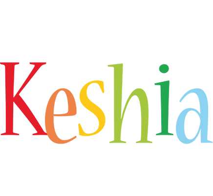 Keshia birthday logo
