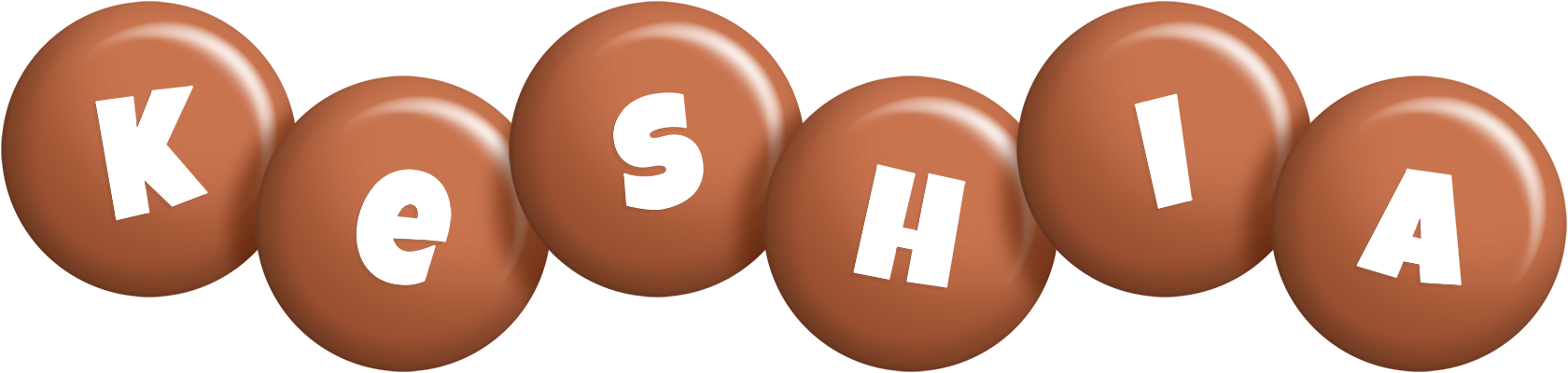Keshia candy-brown logo