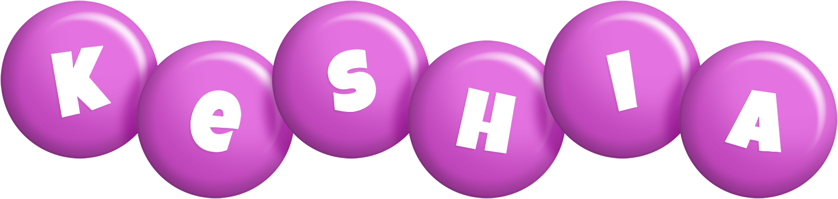 Keshia candy-purple logo