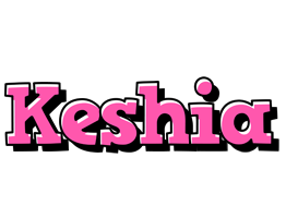 Keshia girlish logo