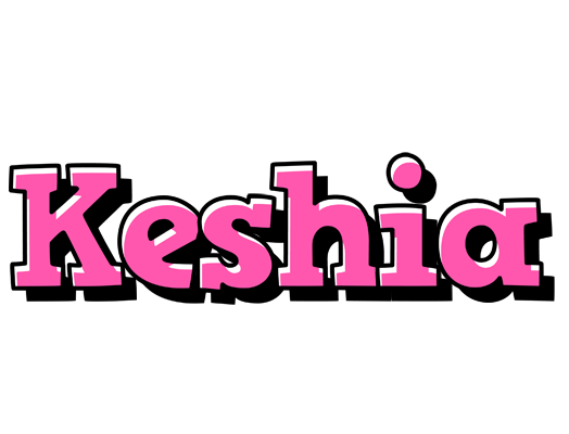Keshia girlish logo