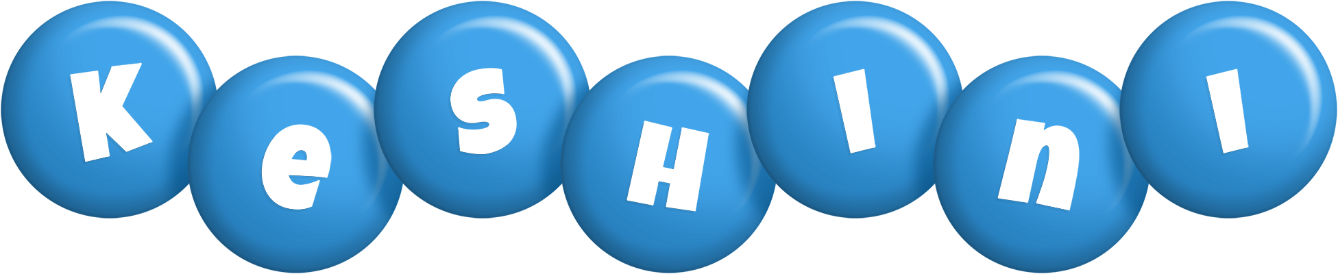 Keshini candy-blue logo