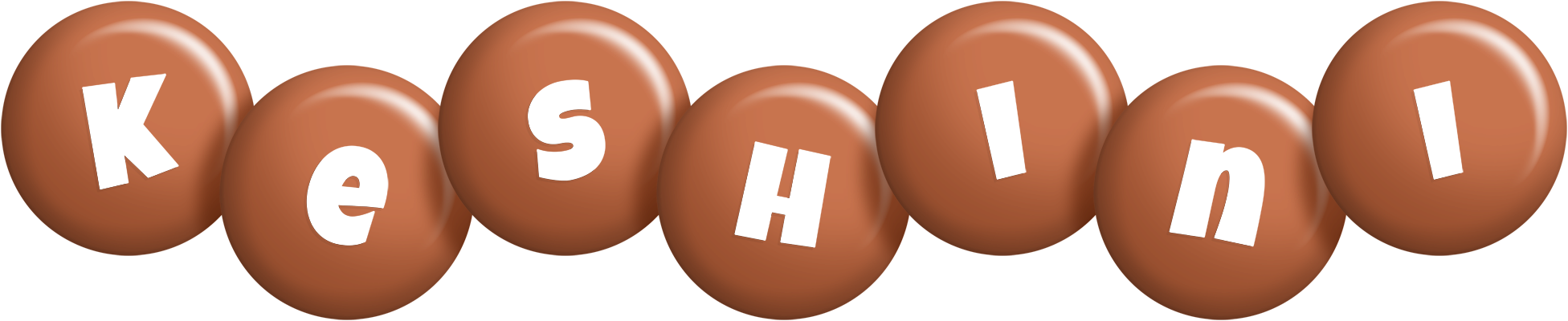 Keshini candy-brown logo