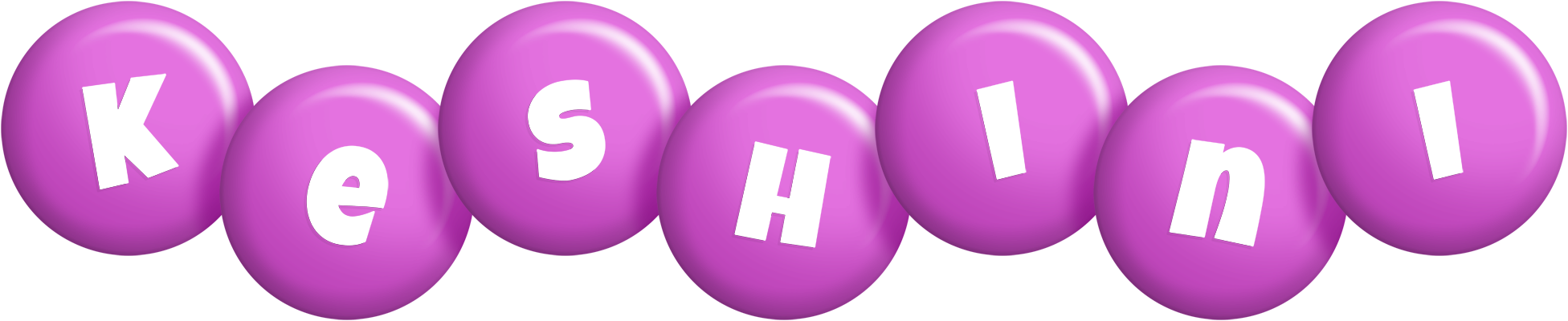 Keshini candy-purple logo