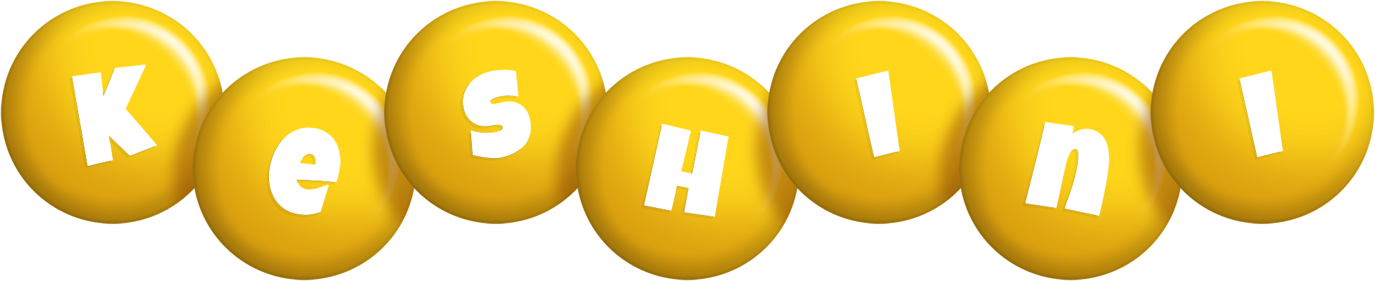 Keshini candy-yellow logo
