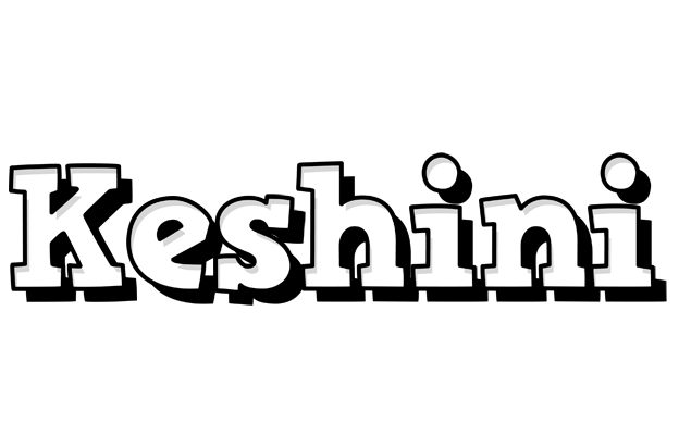 Keshini snowing logo