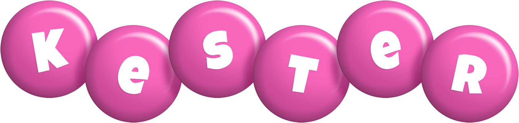 Kester candy-pink logo
