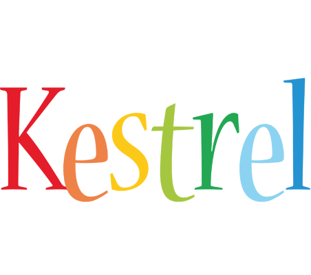 Kestrel birthday logo