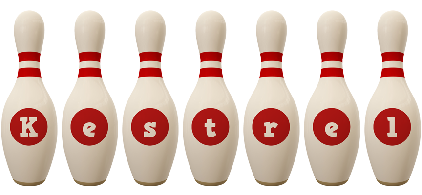 Kestrel bowling-pin logo