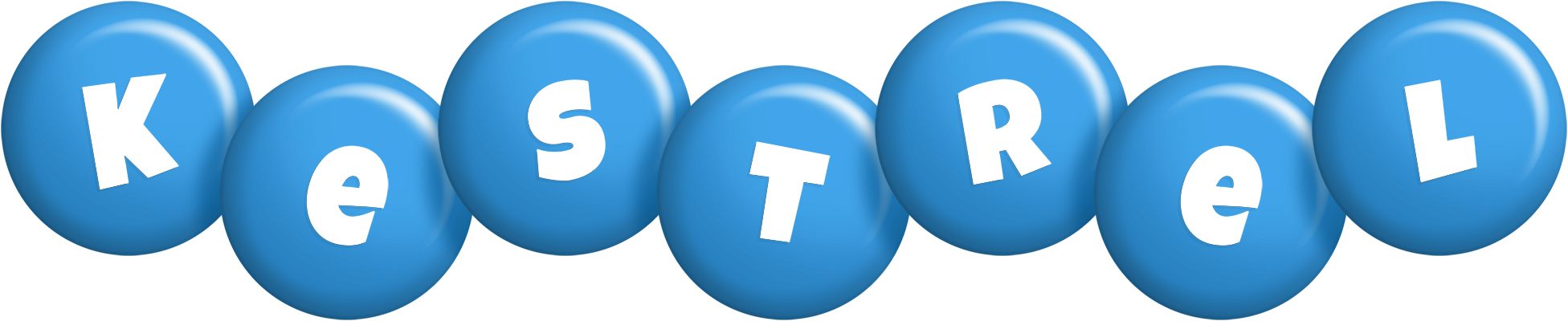 Kestrel candy-blue logo
