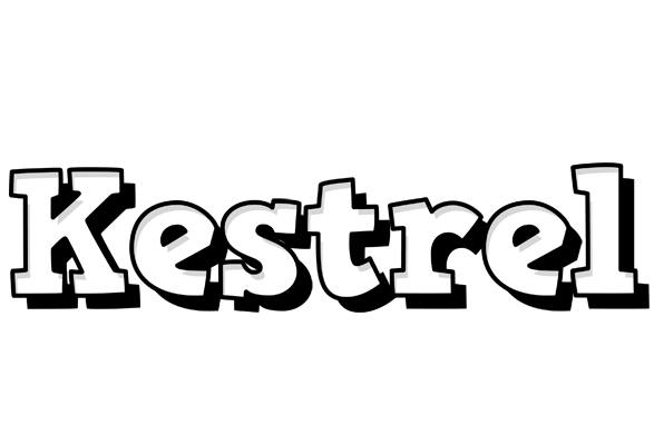 Kestrel snowing logo