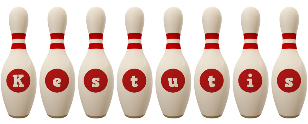 Kestutis bowling-pin logo