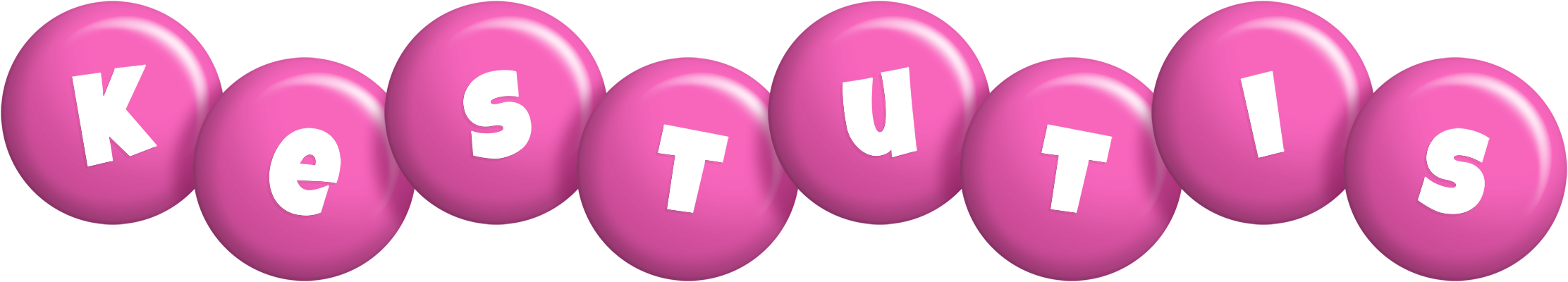 Kestutis candy-pink logo