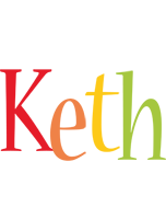 Keth birthday logo