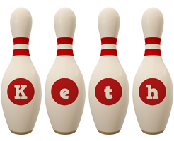 Keth bowling-pin logo