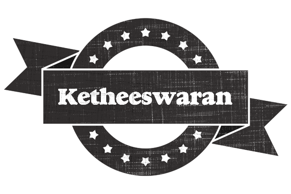Ketheeswaran grunge logo