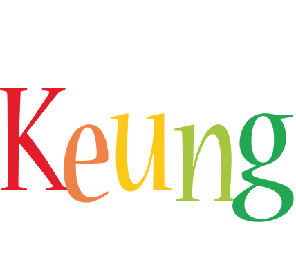 Keung birthday logo
