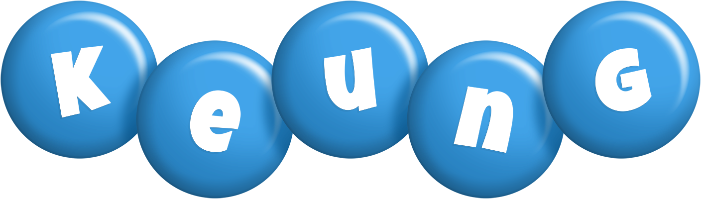 Keung candy-blue logo