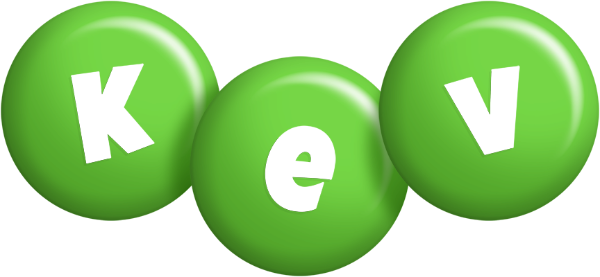 Kev candy-green logo