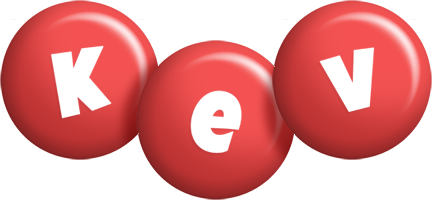 Kev candy-red logo