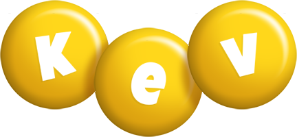 Kev candy-yellow logo
