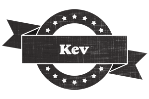 Kev grunge logo