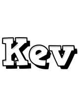Kev snowing logo