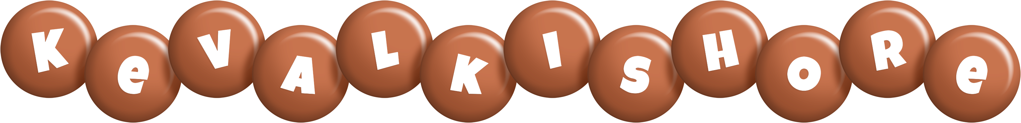 Kevalkishore candy-brown logo