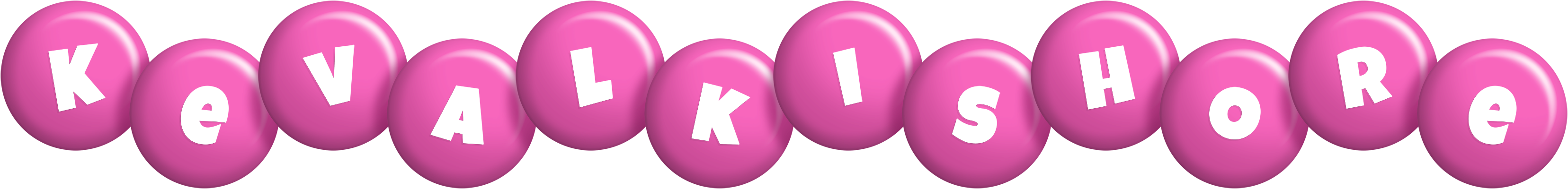 Kevalkishore candy-pink logo