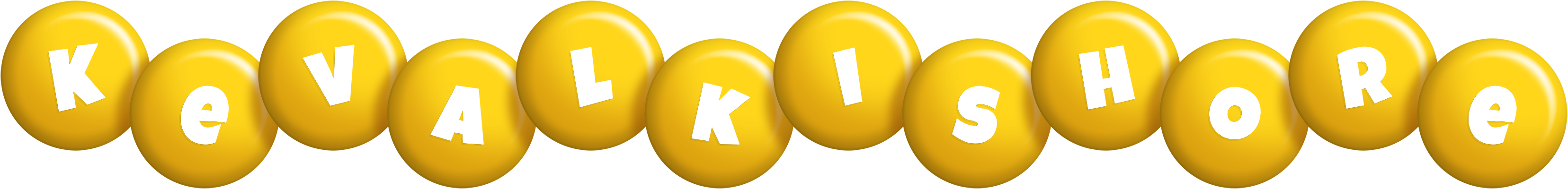 Kevalkishore candy-yellow logo