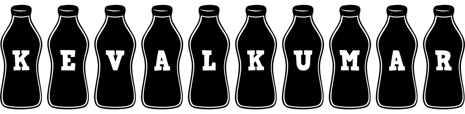 Kevalkumar bottle logo