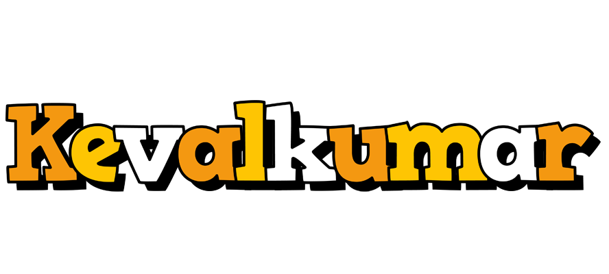 Kevalkumar cartoon logo