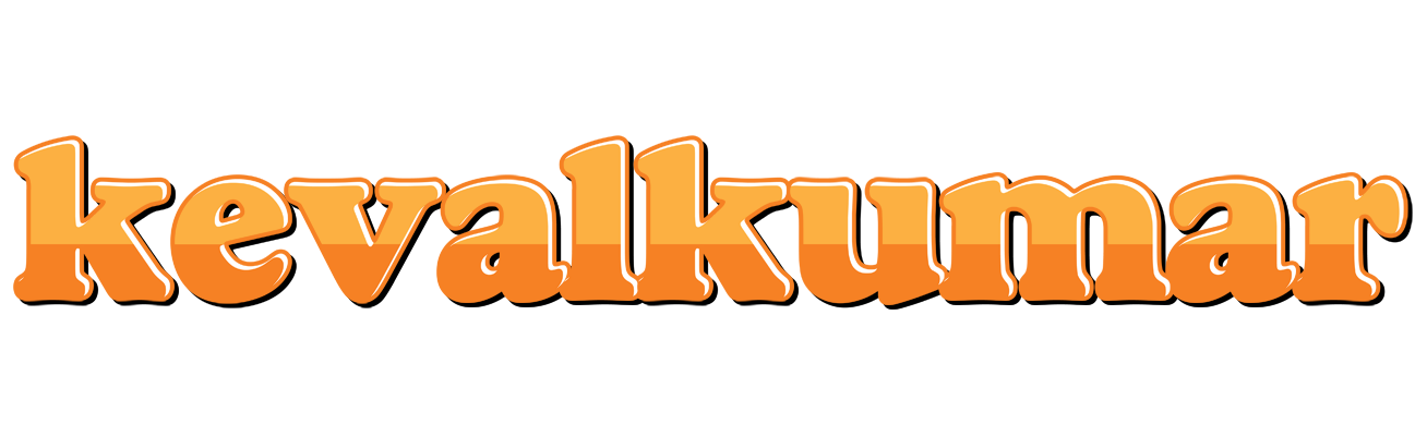 Kevalkumar orange logo
