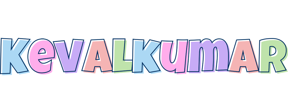 Kevalkumar pastel logo