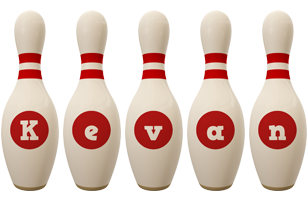 Kevan bowling-pin logo