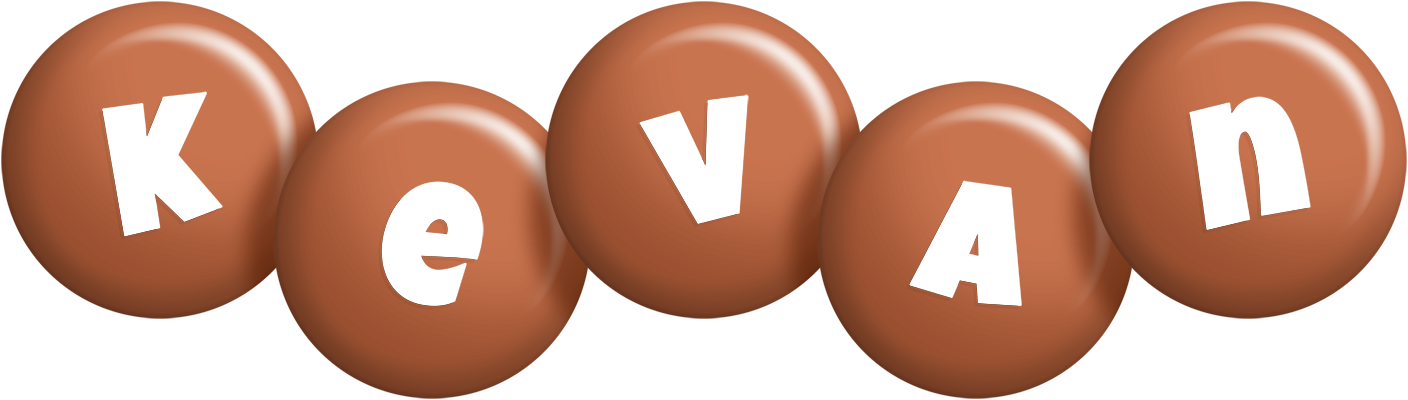Kevan candy-brown logo