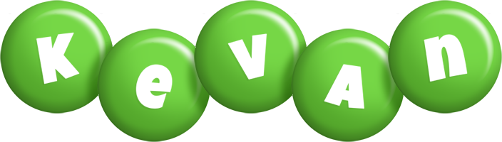 Kevan candy-green logo