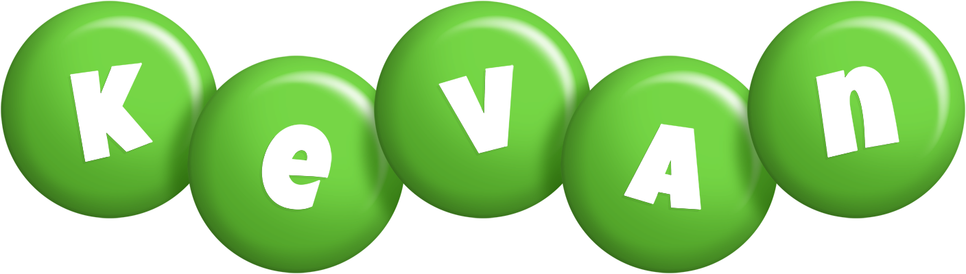 Kevan candy-green logo