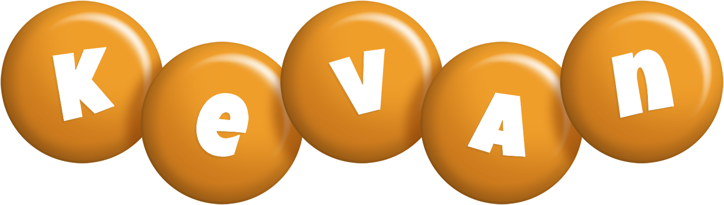 Kevan candy-orange logo