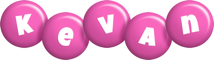 Kevan candy-pink logo