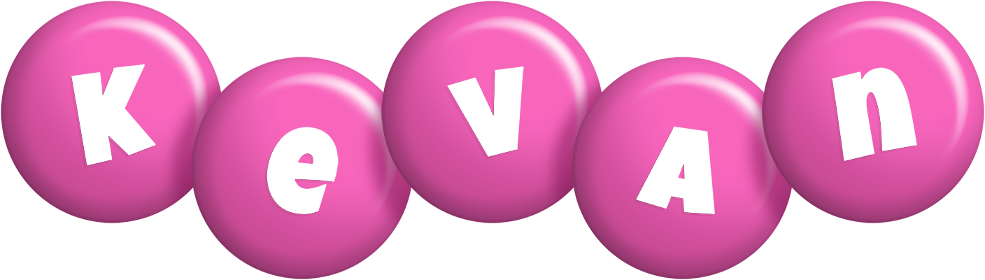 Kevan candy-pink logo