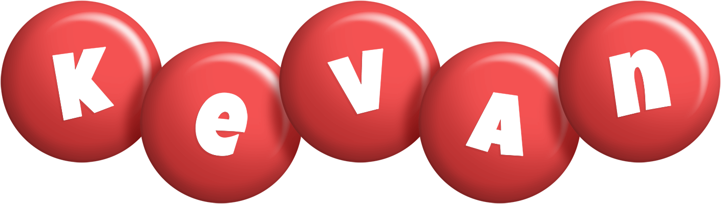 Kevan candy-red logo